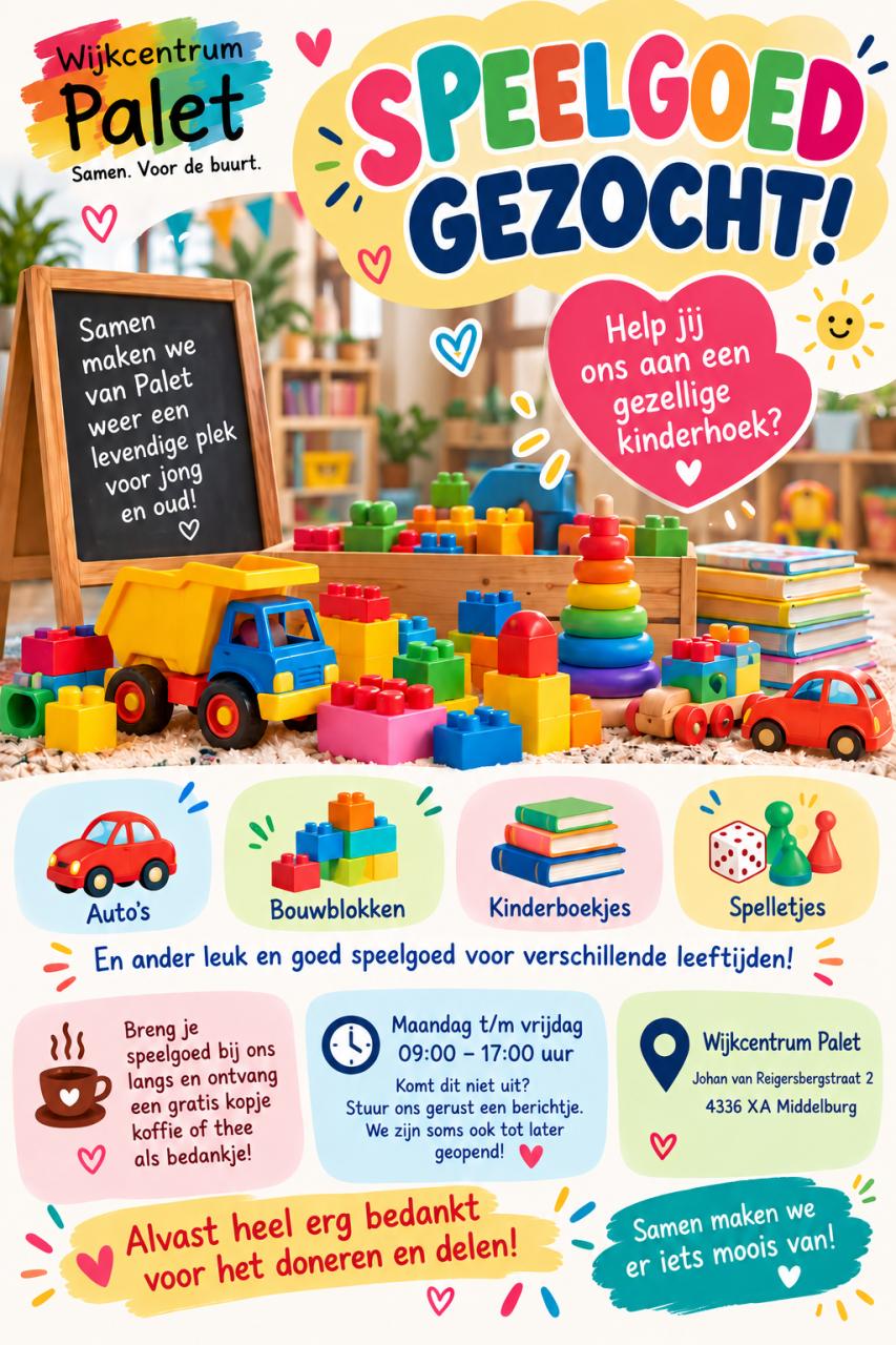🧸🌈 SPEELGOED GEZOCHT! 🌈🧸