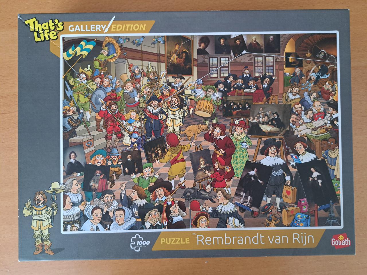 THAT S LIFE GALLERY EDITITON - REMBRANDT VAN RIJN - 1000 stukjes compleet