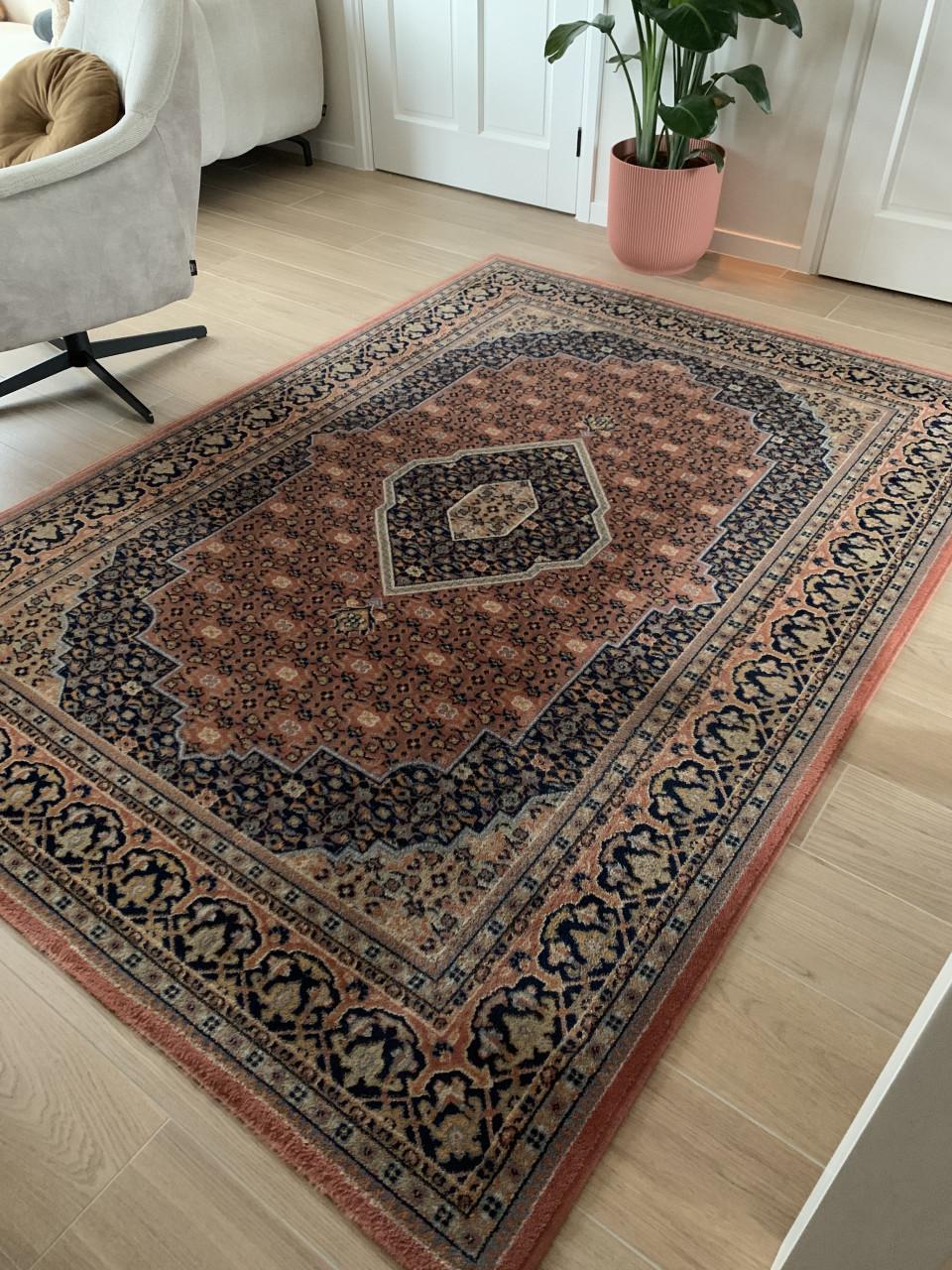 💐Super Leuk Kleurrijk Vintage Vloerkleed van Zuiver Scheerwol 💐