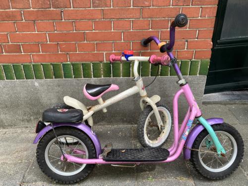 Loopfietsje en step