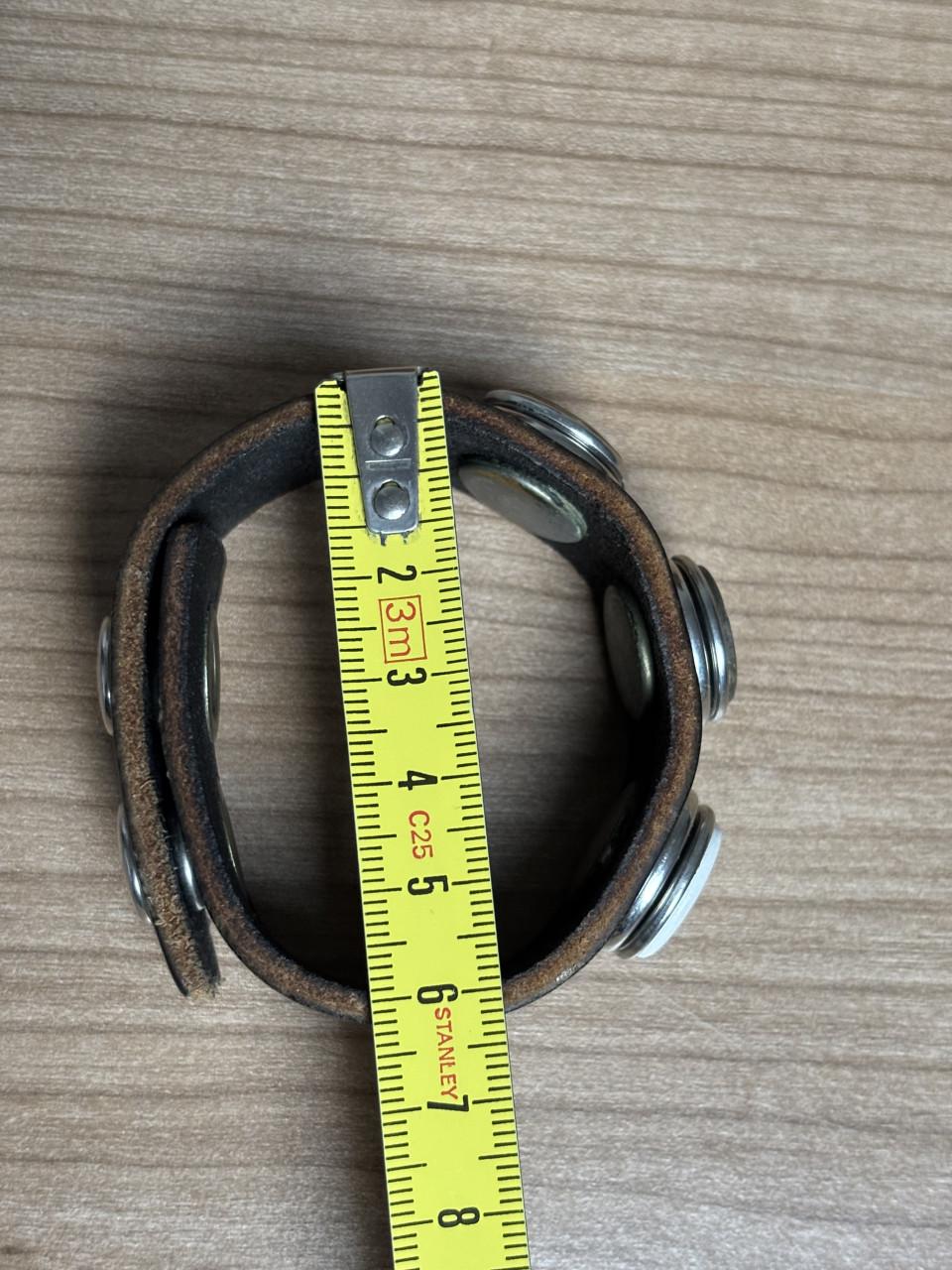 Noosa klik lederen armband