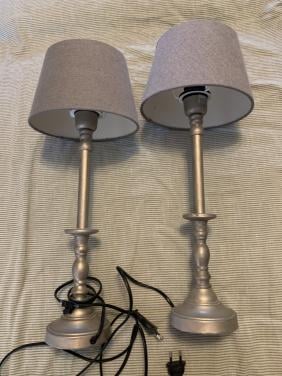 Set van twee elegante schemerlampen