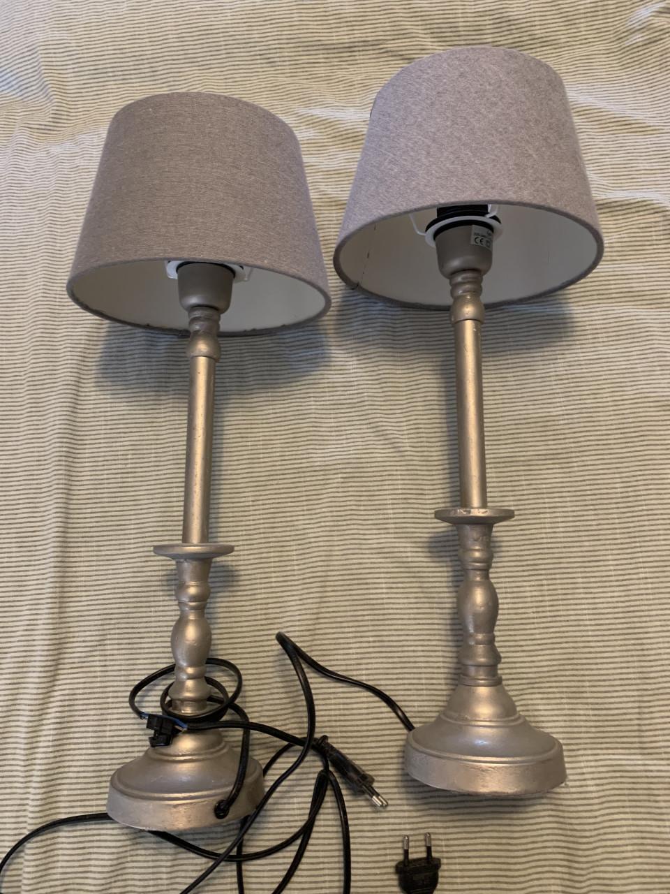 Set van twee elegante schemerlampen