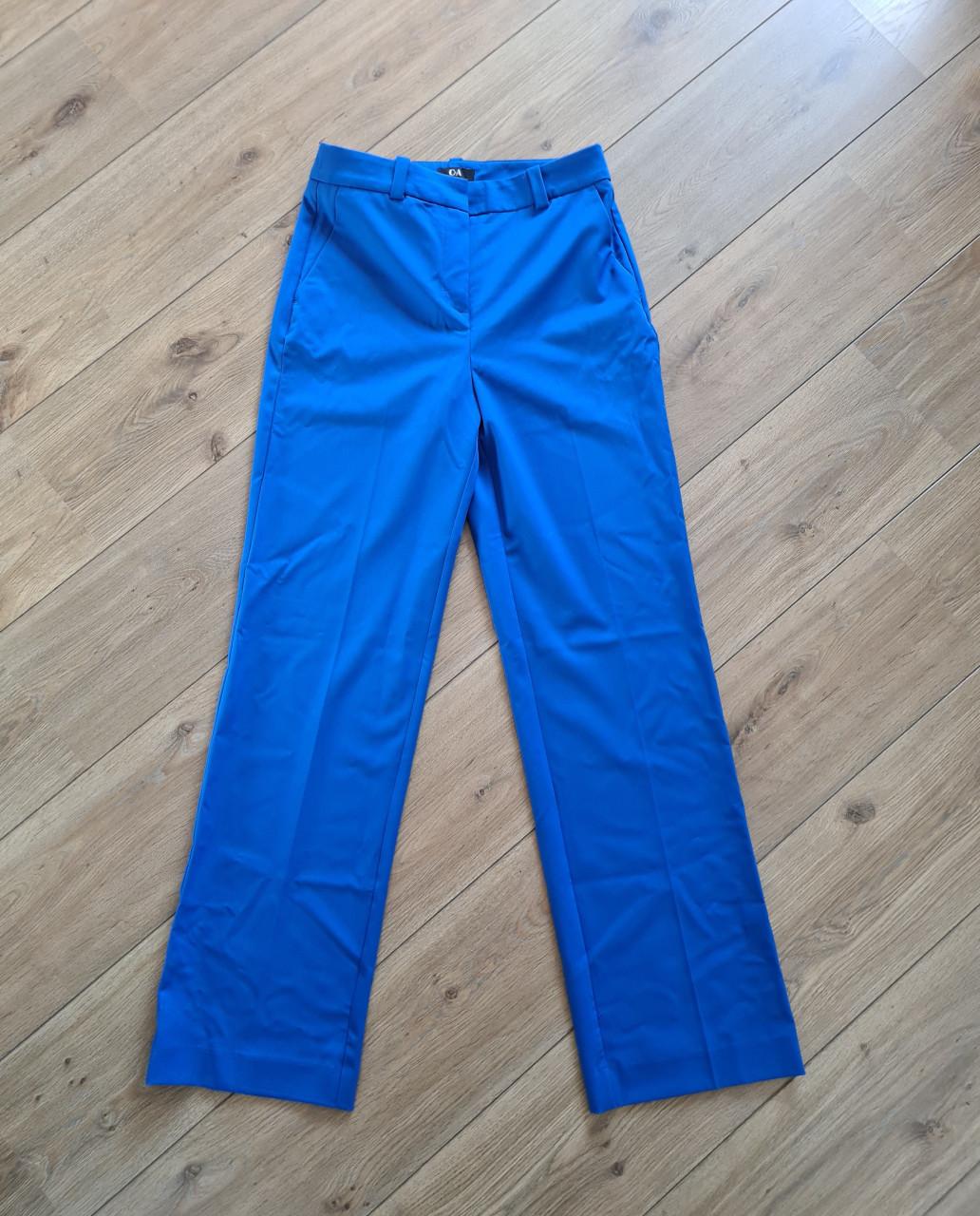 Nieuw ! Kobalt blauwe broek met wijde pijpen Mt S / Mt 36