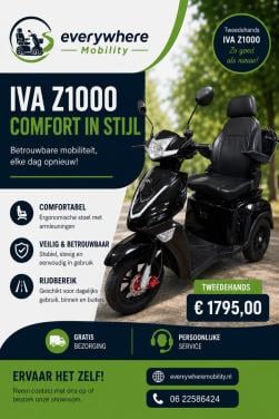 🛵 IVA Z100 Scootmobiel – In Zeer Goede Staat