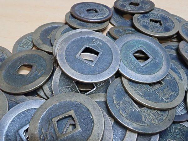 77 Japanse antieke munten, Kaneitsuhe 1668-1683, Edo Period