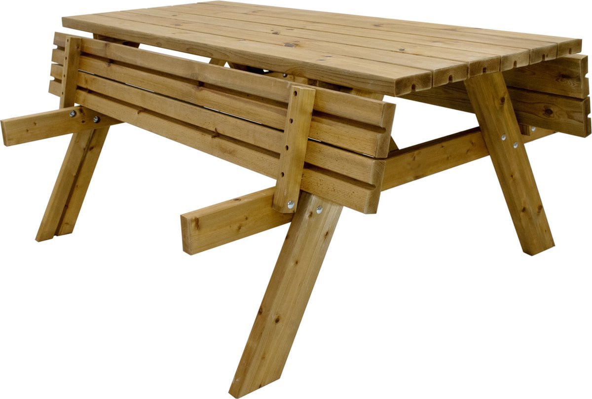 Picknicktafel 240 cm bruin geïmpregneerd