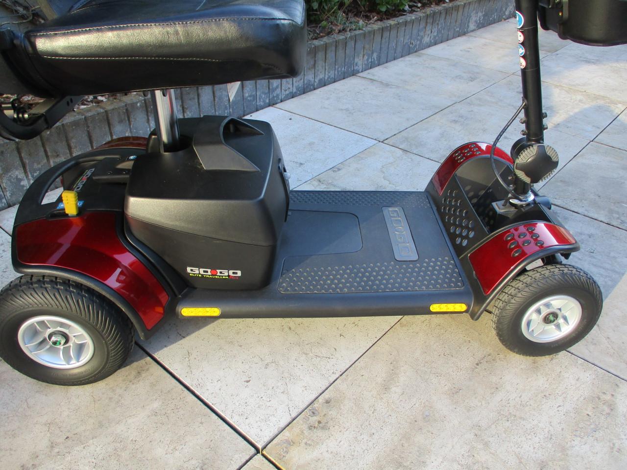 Nieuw wegens geen gebruik Pride GOGO Traveller Plus opvouwbare scootmobiel