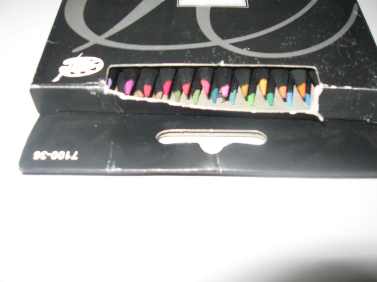 36 Kleur potloden + 12 gekleurde pennen