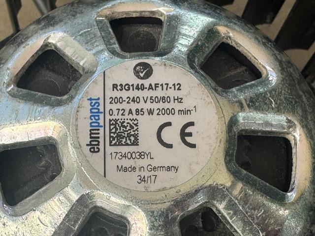 Voor revisie: motor voor DUCO ventilatorbox, ebm-papst R3G140‑AF17‑12