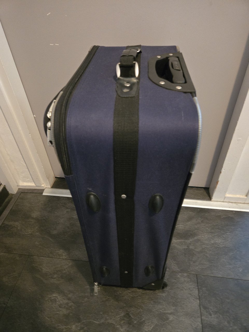 Koffer style traveller 70x43x25 cm Blauw