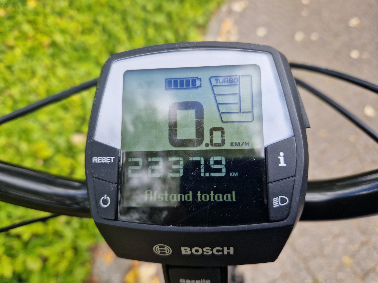 Zo goed als nieuwe Gazelle Orange elektrische heren fiets met Bosch motor