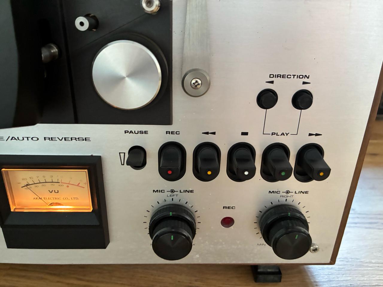 Akai GX-230D Bandrecorder - Topstaat met auto reverse