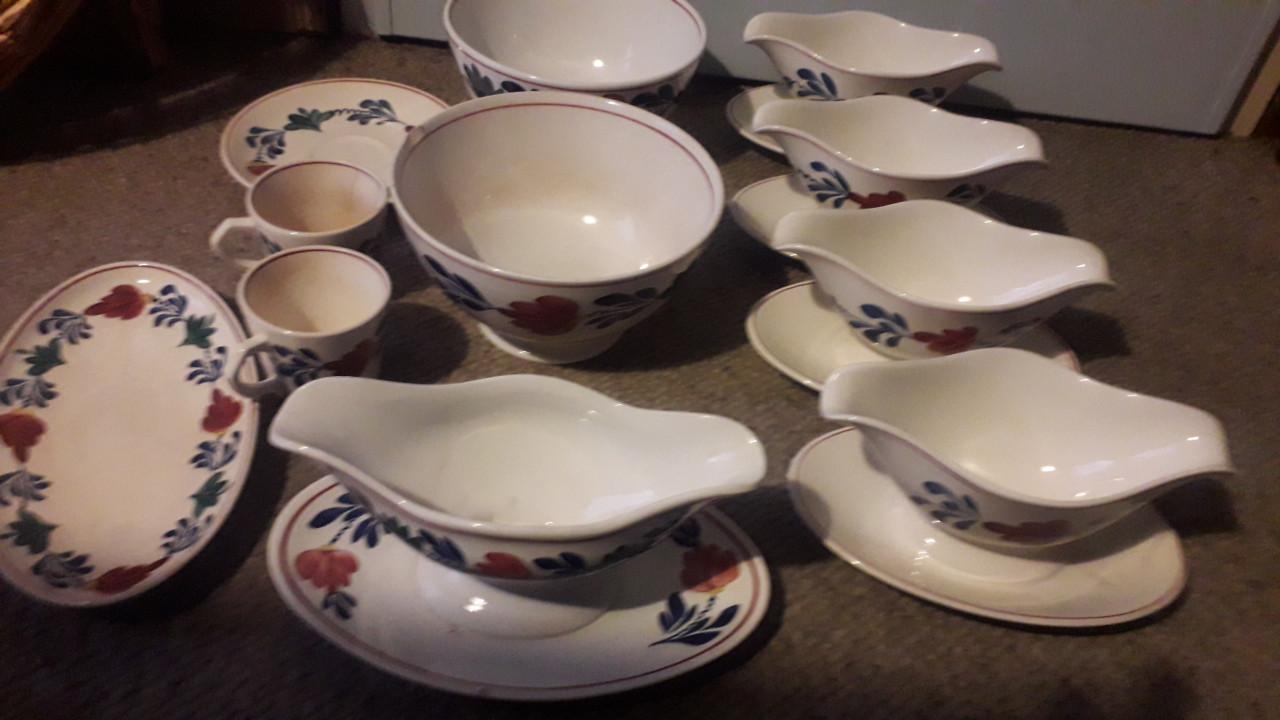 Boerenbont servies