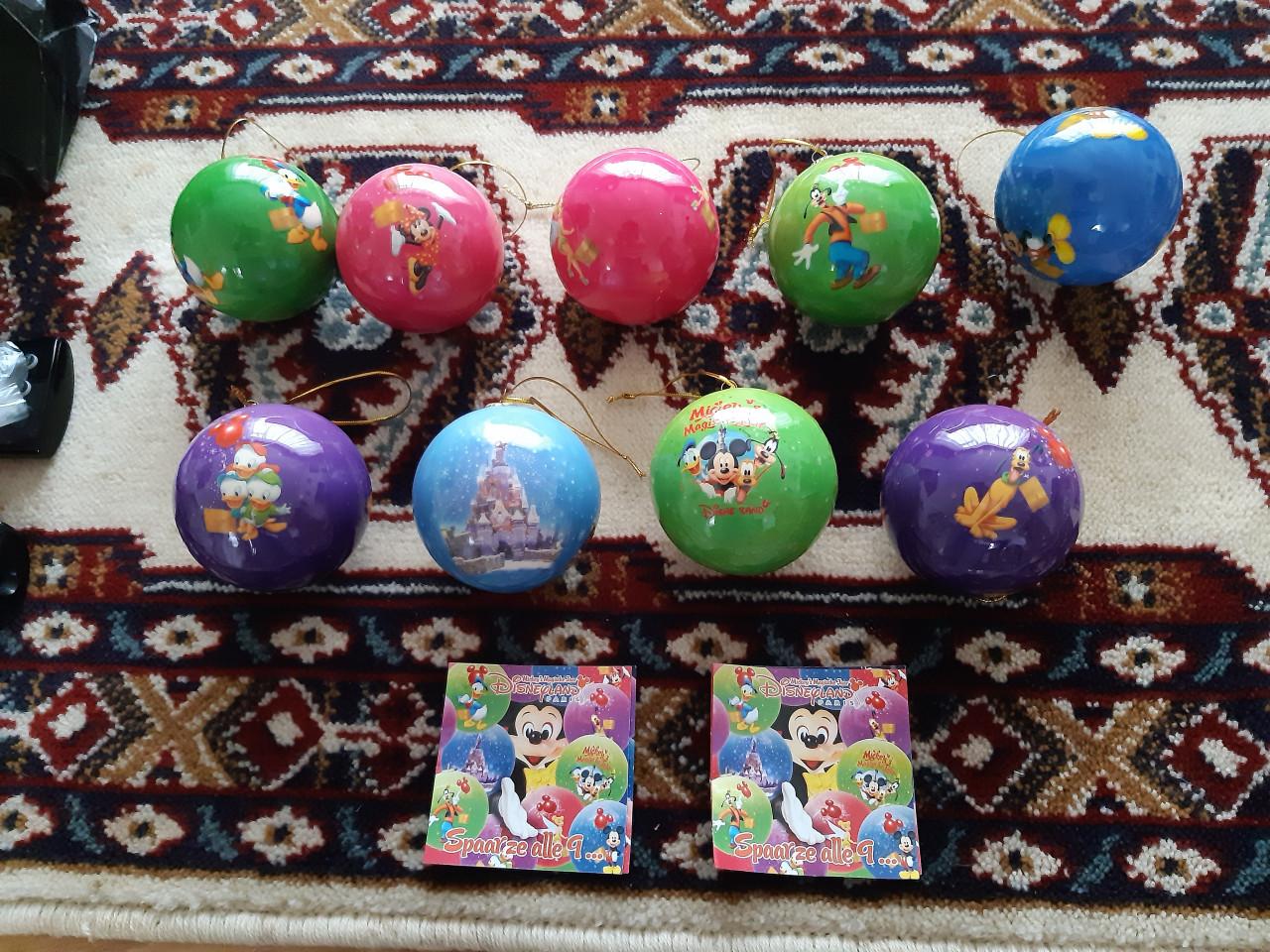 9 nieuwe verschillende onbreekbare disney kerstballen