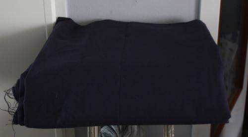 Donkerblauwe  lap stof