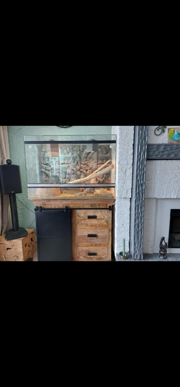 Terrarium 1meterx50 diep 70 hoog
