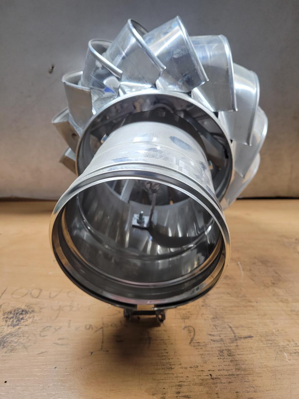 Roterende schoorsteen regenkap