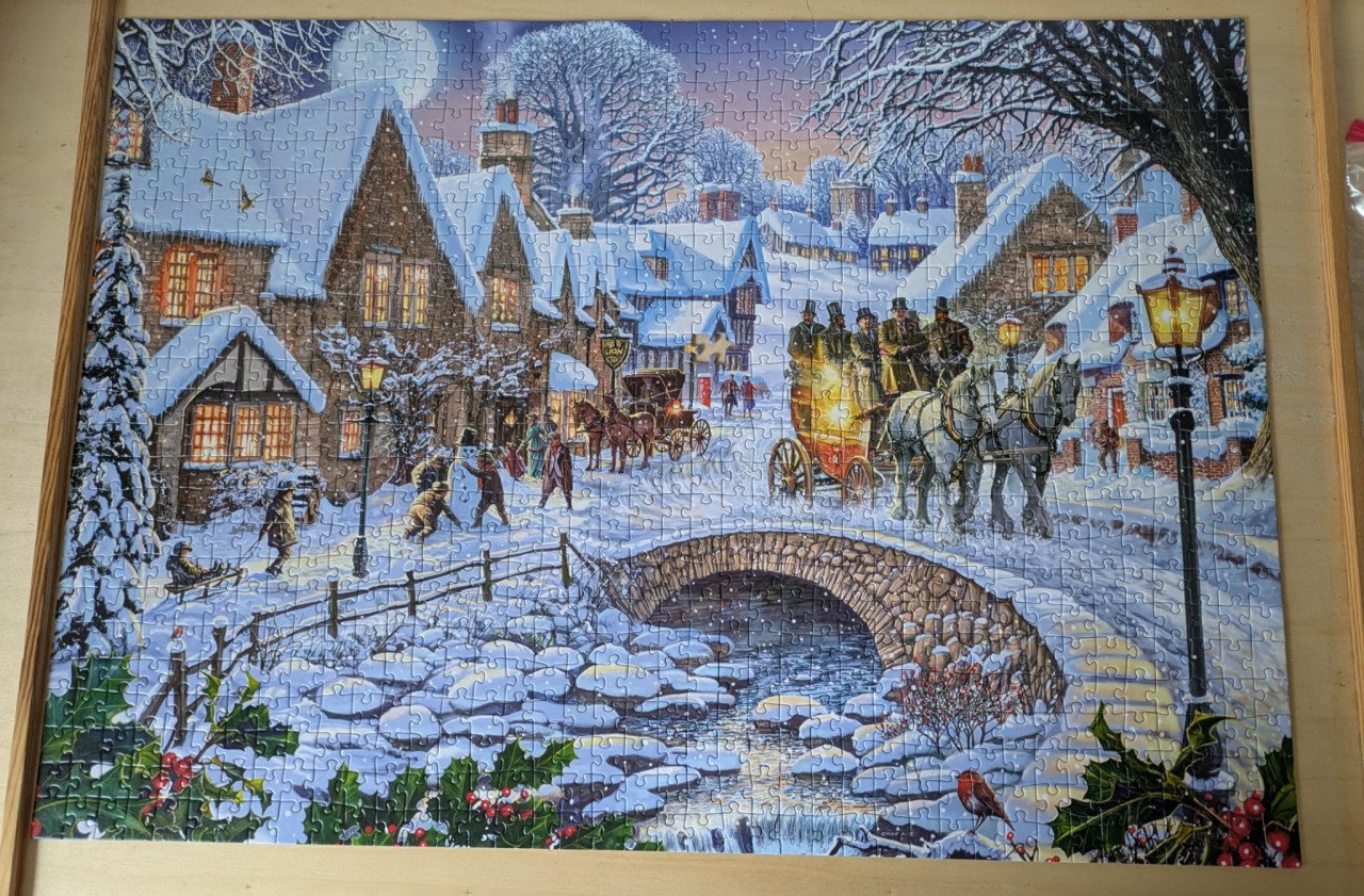 Puzzel Winter Village