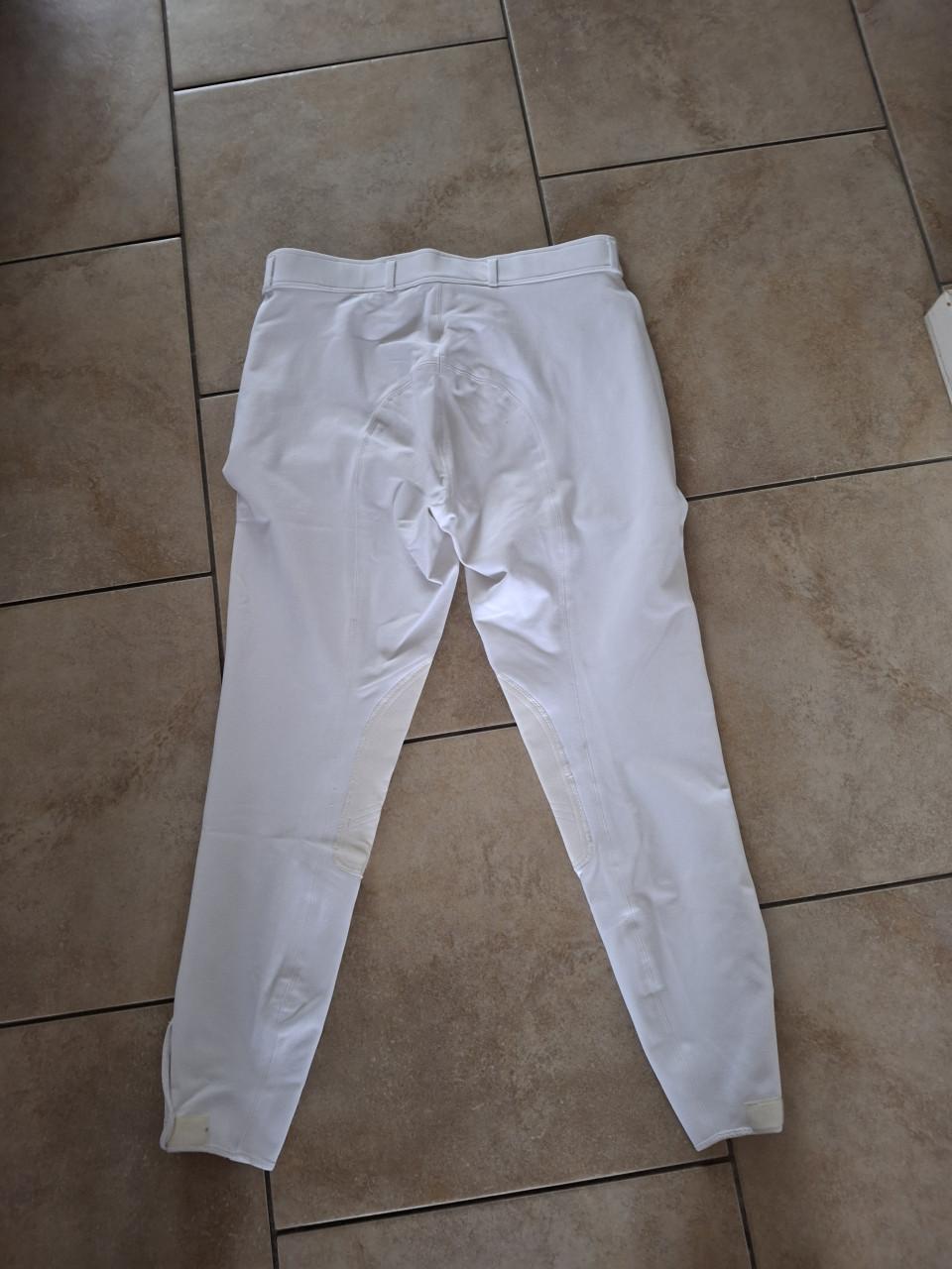Wedstrijd rijbroek wit maat 46
