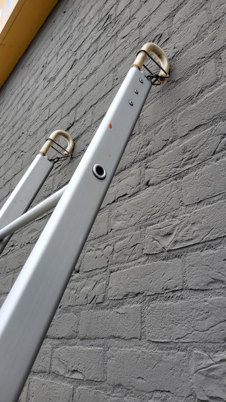 Aluminium rechte ladder 2,80 meter