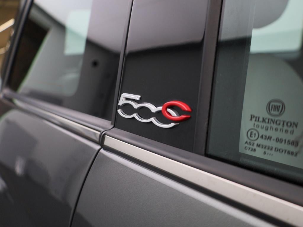 Fiat 500 C 1.0 hybrid star | cabrio | parkeer sensoren | navigatie | half l