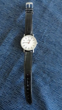 Danish Design horloge met zwart leren bandje (zie foto’s) Danish Design typ