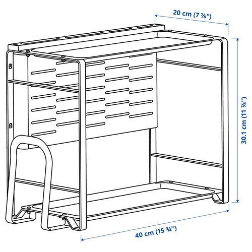 Ikea Avsteg keuken rek, zgan
