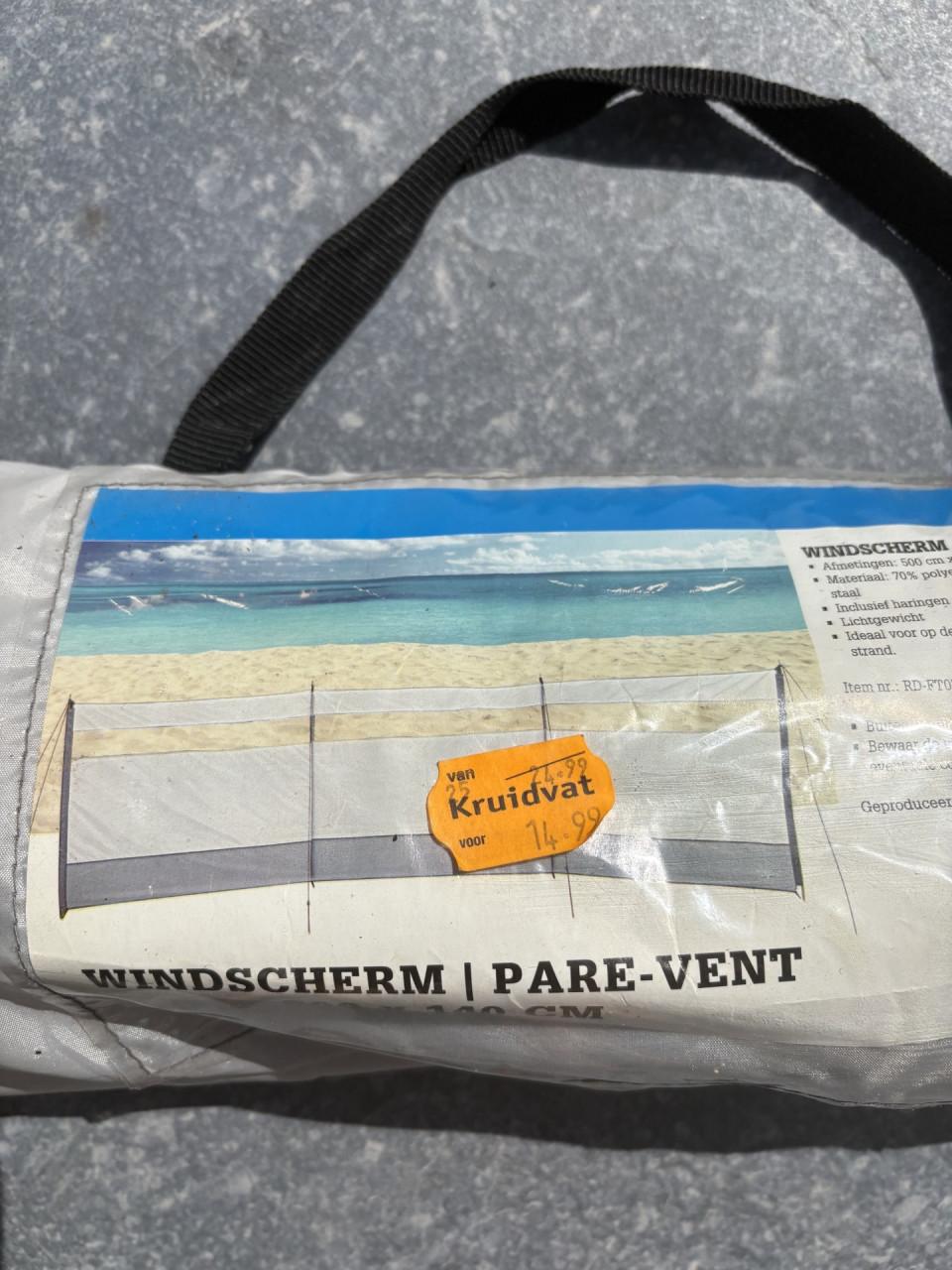Windscherm.