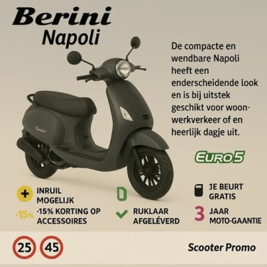Berini Napoli met stijlvolle Riva look