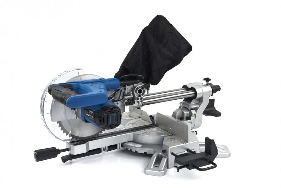 Afkortzaag 1500W, met onderstel, ACTIE!!