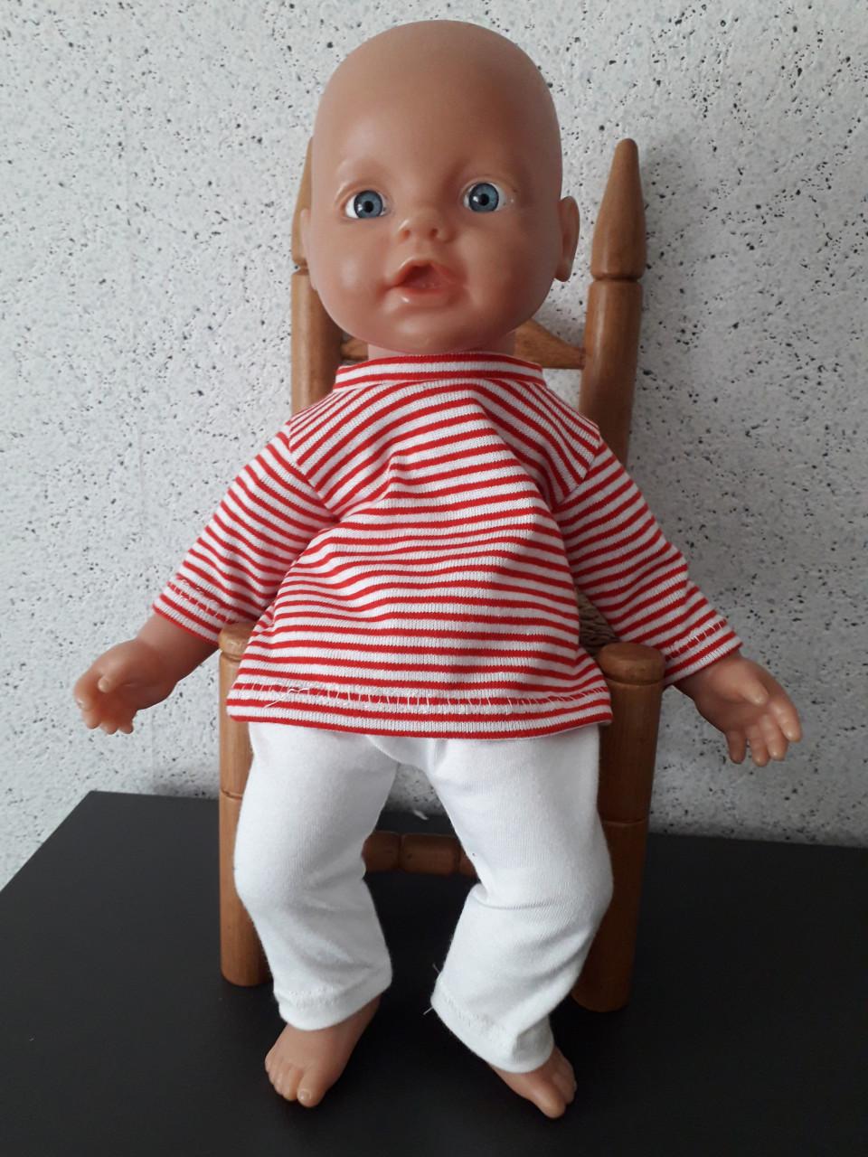 Poppenkleertjes babypop 30/32 cm