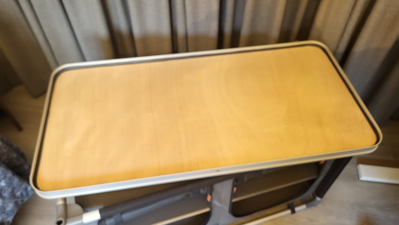 Campingkast kast met verstevigd blad