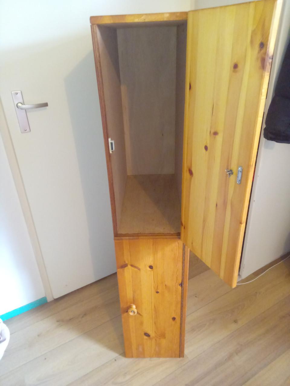 Houten opbergbox