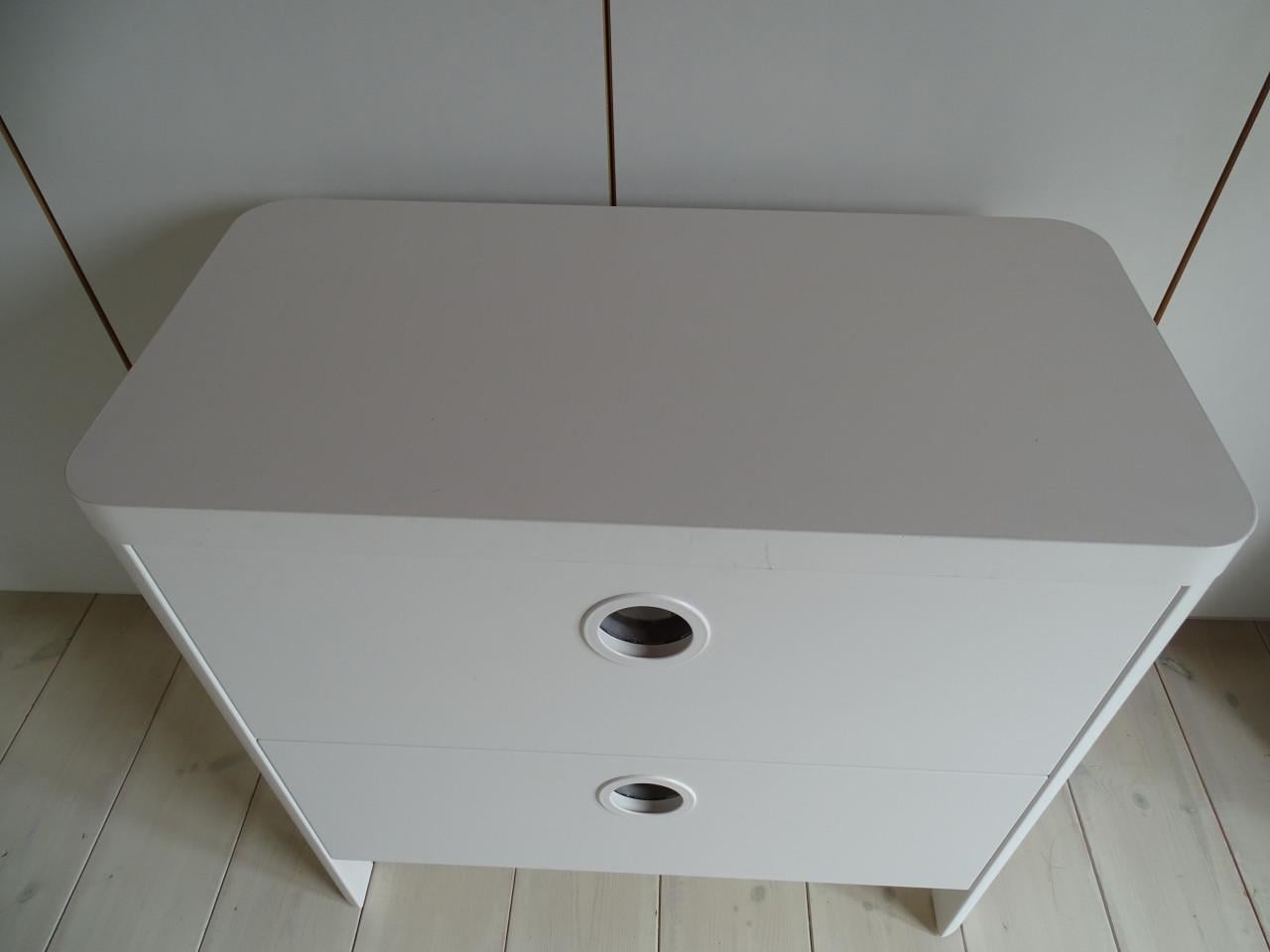 IKEA BUSUNGE ladekast wit – 2 lades – kinderkamer