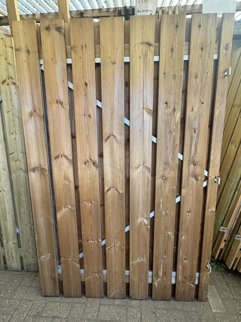 Tuinpoort 130x195cm nobifix op staalframe