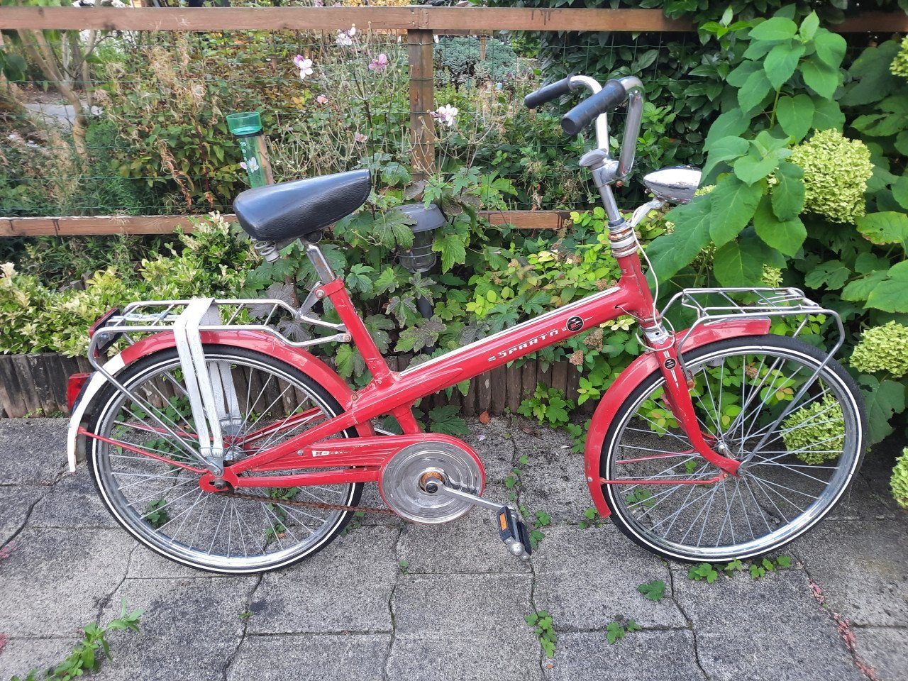 Damesfiets SPARTA- Vintage grijs / antraciet kleur
