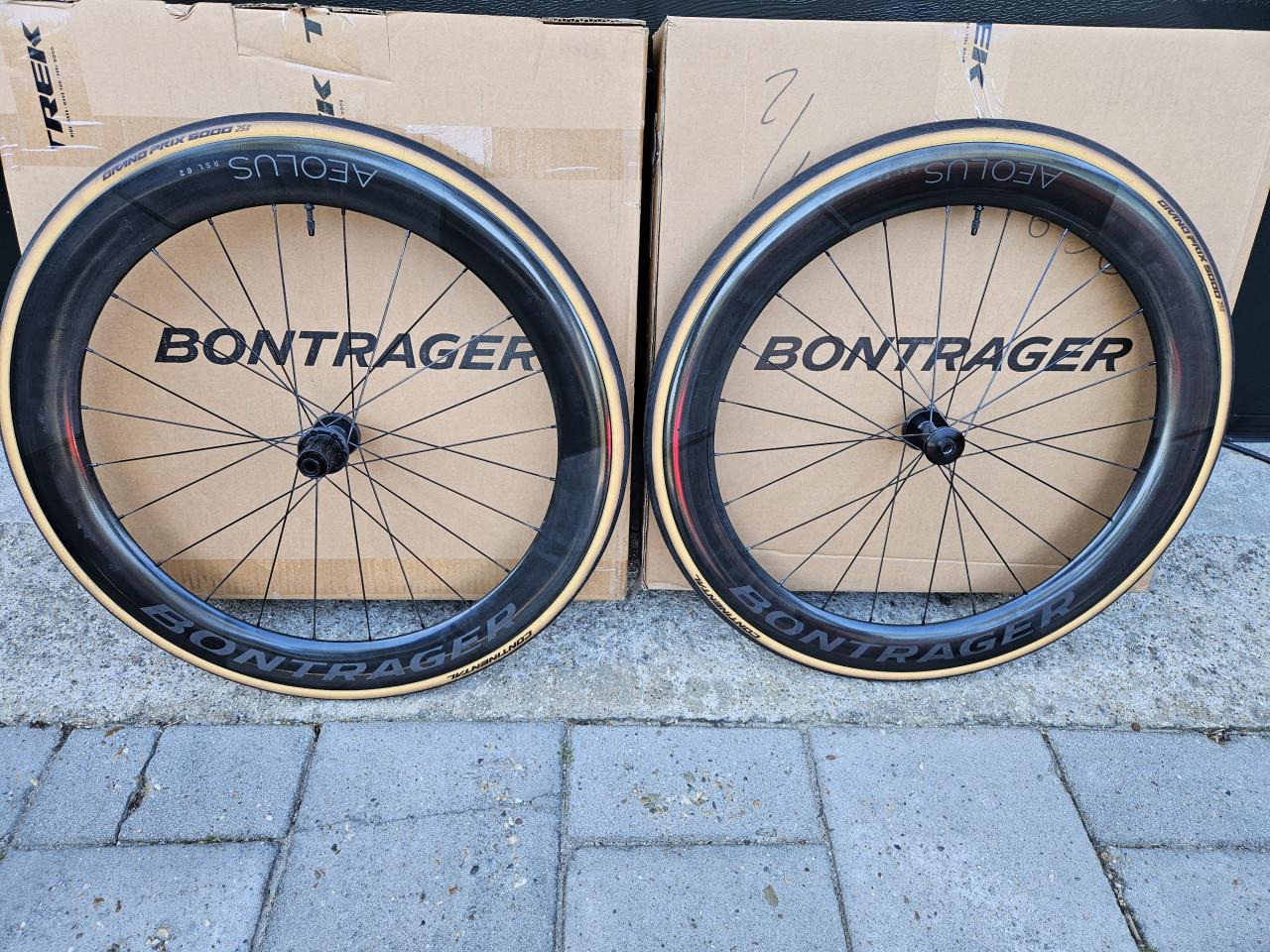 Bontrager Aeolus RSL 62 TLR Disc Carbon Wielset (Zgan, 150km)
