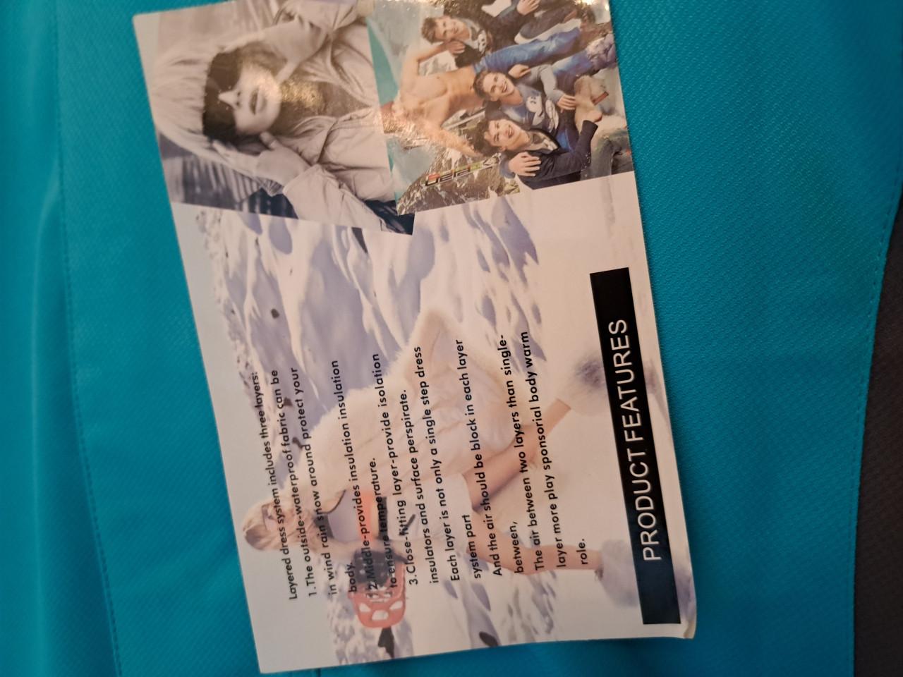 Heren ski jas( NIEUW)