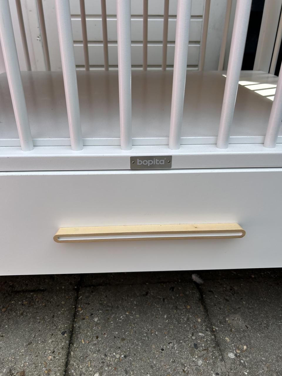Bopita box met lade op zwenkwielen