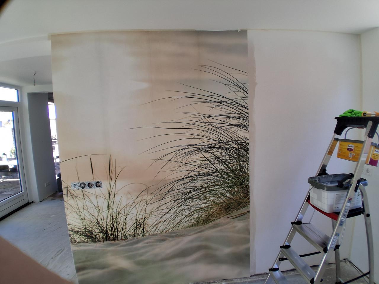 Behangen en sauzen van de muren en/of plafonds