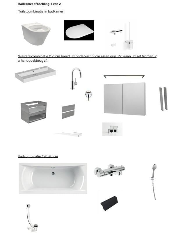 Sanitair | Badkamer + Toilet