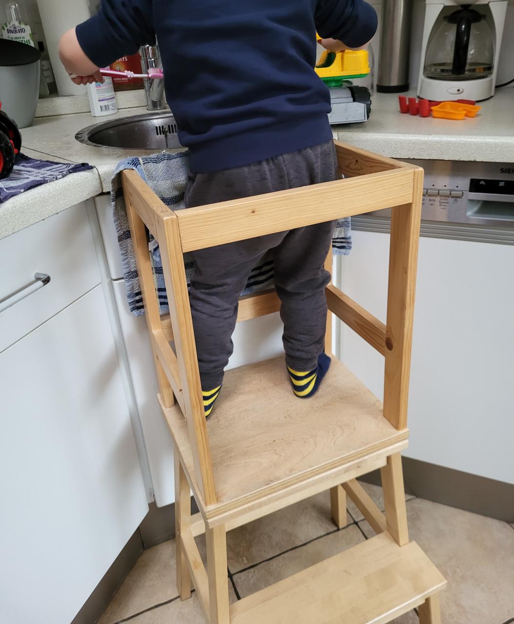 Opzetstuk om learning tower te maken