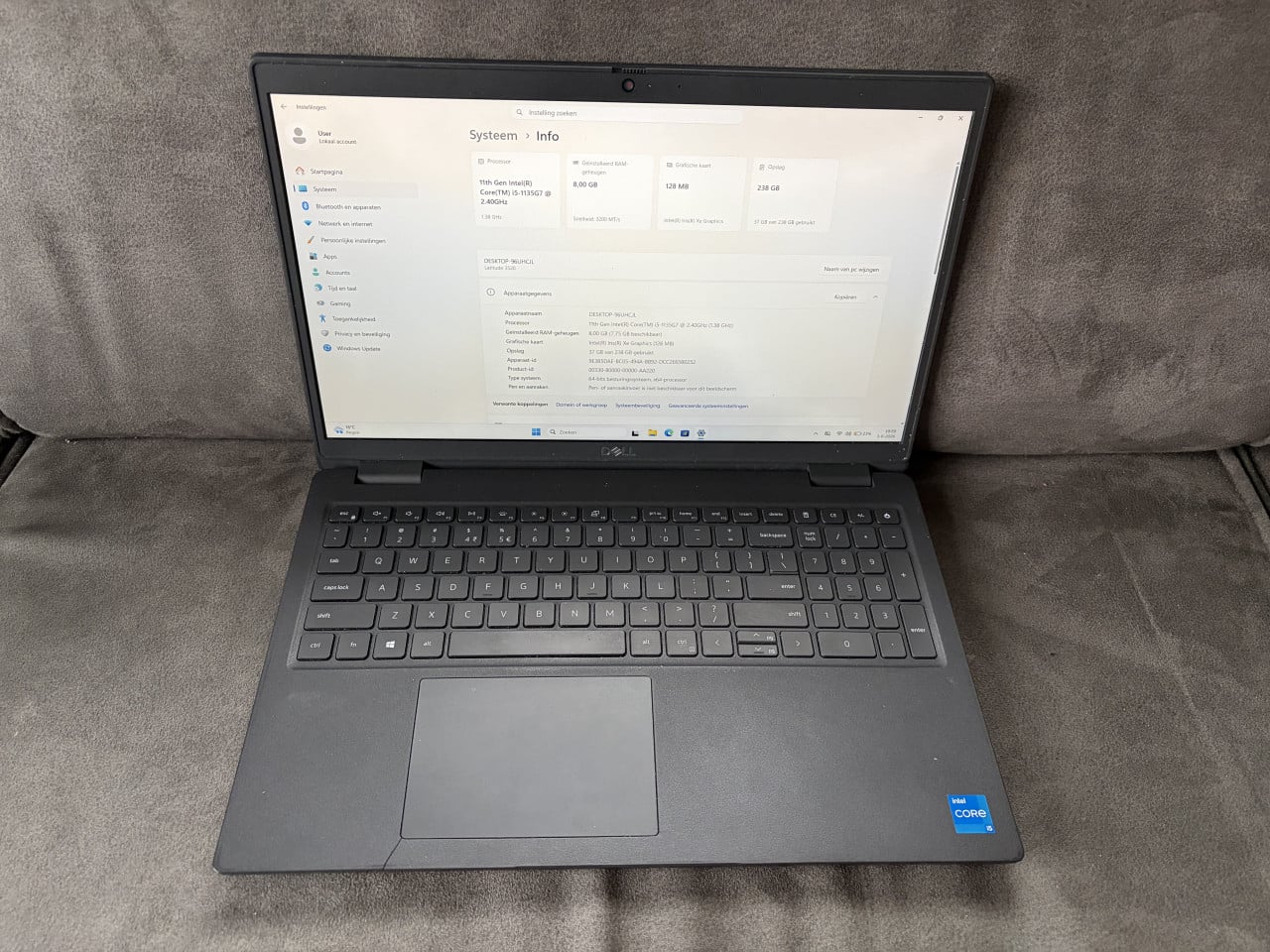 Dell Latitude 3520 |15,6" | Intel core-i5 | 256GB SSD | 8GB | Windows 11