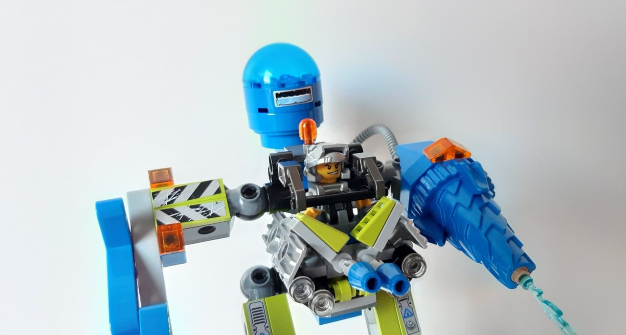 Lego Power Miners 8189: Rock monster Firax en Magma Mech