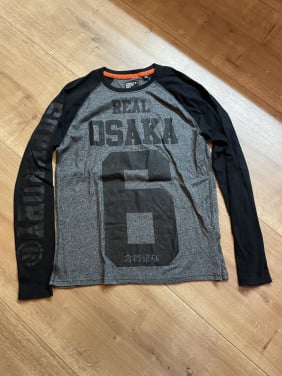 Nieuw t-shirt met lange mouwen heren