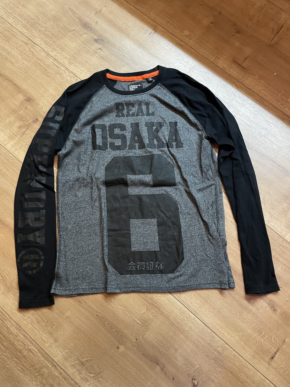 Nieuw t-shirt met lange mouwen heren