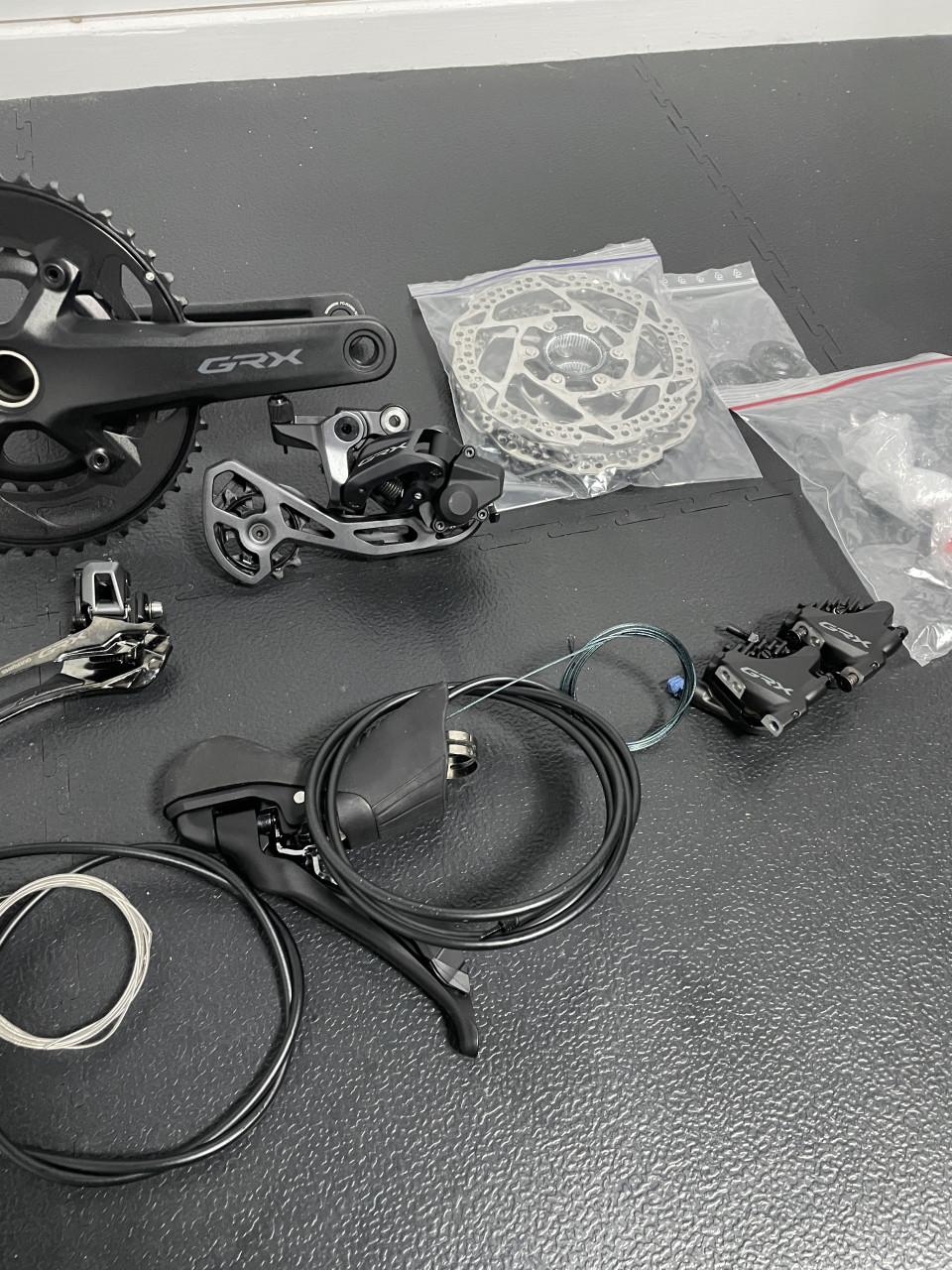 Shimano Grx 2 x 12 speed groepset zo goed als nieuw !