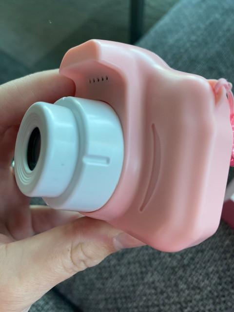 Roze mini camera
