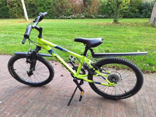 Rockrider mountainbike 20 inch fluogeel